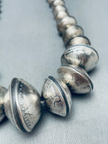 367 Grams!! Vintage Native American Navajo Coins Heavy Hand Tooled Necklace-Nativo Arts