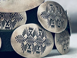 Super Detailed Vintage Native American Navajo Intricate Sterling Silver Concho Belt-Nativo Arts