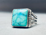 Important Best Orville Tsinnie Vintage Native American Navajo Turquoise Sterling Sivler Ring-Nativo Arts