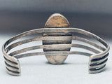 Swirled Agate Vintage Native American Navajo Sterling Silver Bracelet Cuff-Nativo Arts