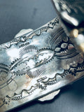 One Of The Best Vintage Native American Navajo Spiny Oyster Sterling Silver 14k Gold Bracelet-Nativo Arts