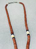 Native American Marvelous Vintage Santo Domingo Shell & Pipestone Necklace-Nativo Arts