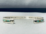 Alvin Monte 7 Inch Wrist Royston Turquoise Sterling Silver Bracelet-Nativo Arts