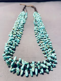 133 Grams Vintage Native American Navajo Royston Turquoise Heishi Necklace-Nativo Arts