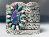 The Best Santo Domingo Turquoise Azurite Sterling Silver Bracelet-Nativo Arts