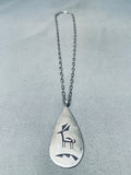 Detailed Vintage Hopi Animal Sterling Silver Necklace-Nativo Arts