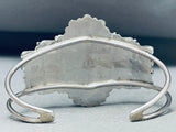 Amazing Native American Navajo Green Turquoise Sterling Silver Bracelet Cuff-Nativo Arts