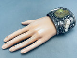 The Best Vintage Francisco Gomez Turquoise Sterling Silver Bracelet-Nativo Arts