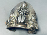 The Best Vintage Southwest Storyteller Sterling Silver Bracelet-Nativo Arts