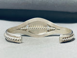 Aaron Toadlena Native American Navajo 8 Turquoise Sterling Silver Bracelet-Nativo Arts
