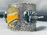 114 Grams Unique San Felipe Scorpion Sterling Silver Bracelet Cuff-Nativo Arts
