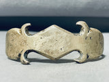 Thorns And Thick Vintage Native American Navajo Sterling Silver Bracelet Cuff Old-Nativo Arts