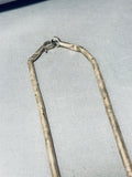 One Of Most Unique Vintage Native American Navajo Turquoise Flower Sterling Silver Necklace-Nativo Arts
