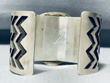 146 Gram Important Tommy Jackson Vintage Native American Navajo Sterling Silver Bracelet-Nativo Arts