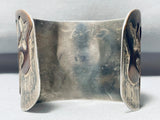 One Of The Most Unique Ever Vintage Native American Navajo Agate Sterling Silver Bracelet-Nativo Arts