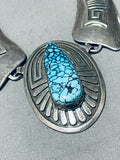 One Of The Finest Ever Necklace Vintage Native American Navajo Sterling Silver Necklace-Nativo Arts