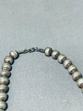 Sensational Vintage Native American Navajo Sterling Silver Necklace-Nativo Arts