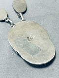 Davey Morgan Vintage Native American Navajo Turquoise Sterling Silver Necklace-Nativo Arts