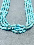 One Of The Finest Vintage Santo Domingo Turquoise Heishi Kewa Necklace-Nativo Arts