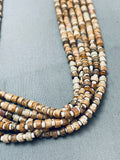 The Best Vintage Santo Domingo Tan Heishi Necklace Old-Nativo Arts