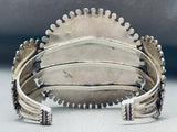 One Of The Best Vintage Native American Zuni Turquoise Sterling Silver Cluster Bracelet-Nativo Arts