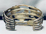 World Of Butterflies!!! Vintage Turquoise Sterling Silver Bracelet-Nativo Arts
