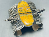 147 Grams Native American Navajo Honeybee Sterling Silver 2 Scoripons Massive Bracelet-Nativo Arts