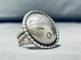 Rare Detailed Sunface Vintage Native American Navajo Sterling Silver Ring-Nativo Arts