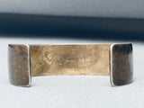 Important Artist Vintage Native American Hopi Sterling Silver Bracelet Old-Nativo Arts