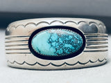 Native American Important Vintage Dan Jackson Turquoise Sterling Silver Bracelet-Nativo Arts