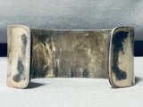 Happy Life Dance Vintage Native American Navajo Sterling Silver Bracelet Old-Nativo Arts