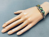 Rare Vintage Native American Navajo Royston Turquoise Sterling Silver Bracelet-Nativo Arts