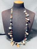 Swirl Shells Vintage Navajo Turquoise Sterling Silver Necklace-Nativo Arts