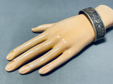 Astounding Vintage Santo Domingo Sterling Silver Signed Bracelet-Nativo Arts