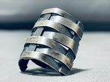 Special Native American Navajo Sterling Silver Basket Weave Ring-Nativo Arts