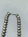 Wonderful Vintage Native American Navajo Sterling Silver Necklace-Nativo Arts