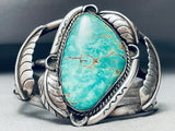 Museum Vintage Native American Navajo Royston Turquoise Sterling Silver Bracelet-Nativo Arts