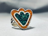 Marvelous Vintage Native American Navajo Turquoise Sterling Silver Ring-Nativo Arts