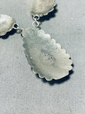 Dropdead Gorgeous Vintage Native American Navajo Pink Shell Sterling Silver Necklace-Nativo Arts