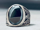 Native American Heavy Vintage Southwest Sterling Silver Bird Ring-Nativo Arts