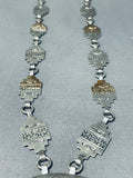 The Best Vintage Native American Navajo Bear Sterling Silver Concho Necklace-Nativo Arts