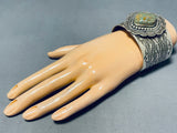 132 Grams Native American Navajo Royston Turquoise Sterling Silver Signed Bracelet-Nativo Arts