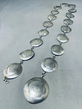 Marvelous Vintage Native American Navajo Sterling Silver Concho Belt-Nativo Arts