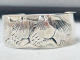 Important Nel Morgan Horse Head Sterling Silver Bracelet Cuff-Nativo Arts