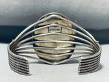 Rich Begay Rare Vintage Native American Navajo Abalone Paua Sterling Silver Bracelet-Nativo Arts