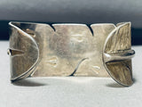 One Of The Finest Lapis Hand Carved Sterling Silver Vintage Native American Navajo Bracelet-Nativo Arts