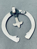 Open Arms Vintage Native American Navajo Wil Begay Sterling Silver Pendant-Nativo Arts
