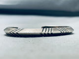Wonderful Vintage Native American Navajo Sterling Silver Bracelet-Nativo Arts