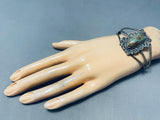 Rare Earlier Deposit Vintage Native American Navajo Royston Turquoise Sterling Silver Bracelet-Nativo Arts