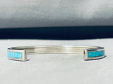 Robin Banteah Vintage Zuni Turquoise Sterling Silver Bracelet-Nativo Arts